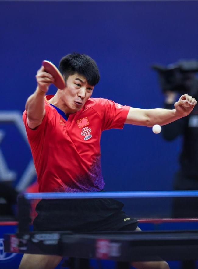 薛飞3比2淘汰张本智和 握拳怒吼庆祝 决胜局爆发逆转胜